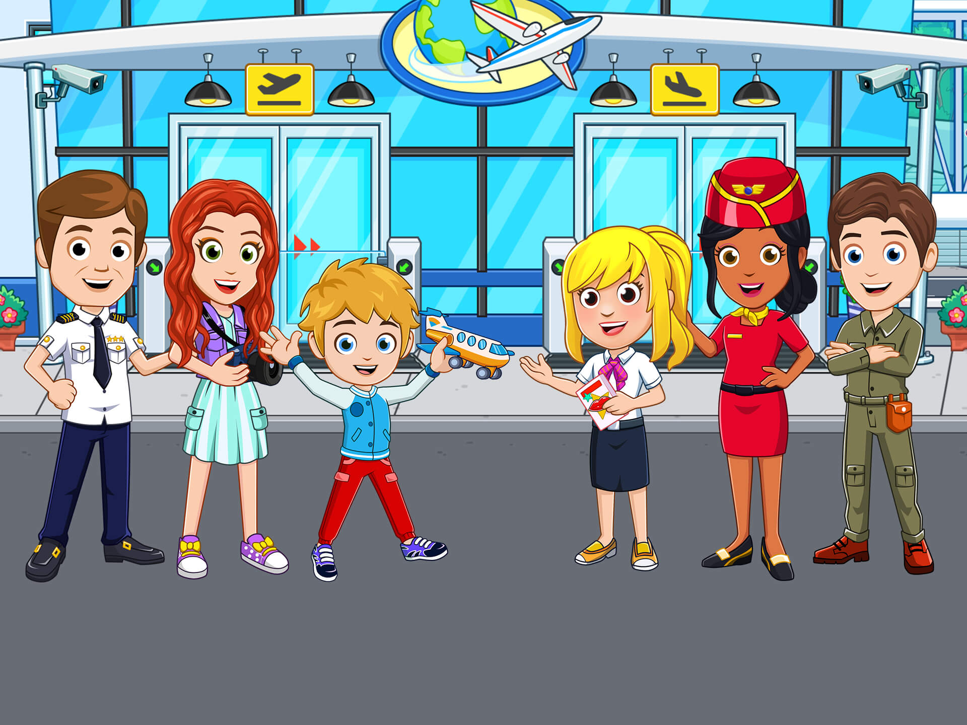 Airport My Town Games