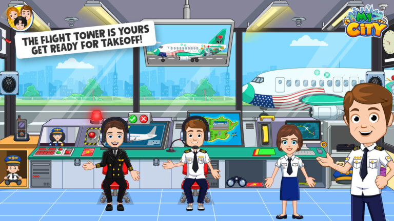 Airport My Town Games